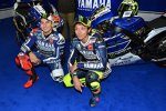 Jorge Lorenzo und Valentino Rossi (Yamaha) 