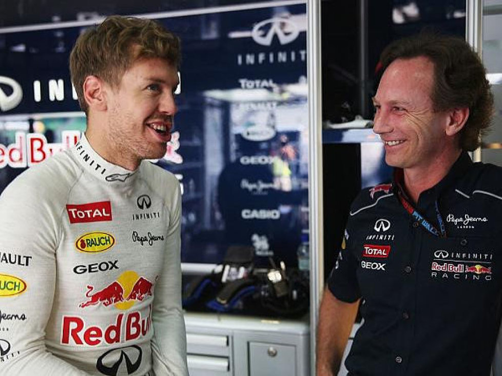 Sebastian Vettel, Christian Horner