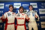 Tom Chilton (RML-Chevrolet), Yvan Muller (RML-Chevrolet) und Alex MacDowall (Bamboo-Chevrolet) 
