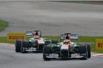 Paul di Resta (Force India) und Adrian Sutil (Force India) 