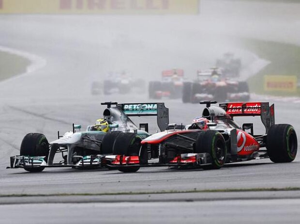 Titel-Bild zur News: Jenson Button, Nico Rosberg
