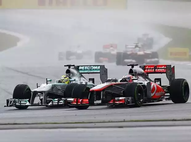 Jenson Button, Nico Rosberg Titel-Bild zur News: Jenson Button, Nico Rosberg