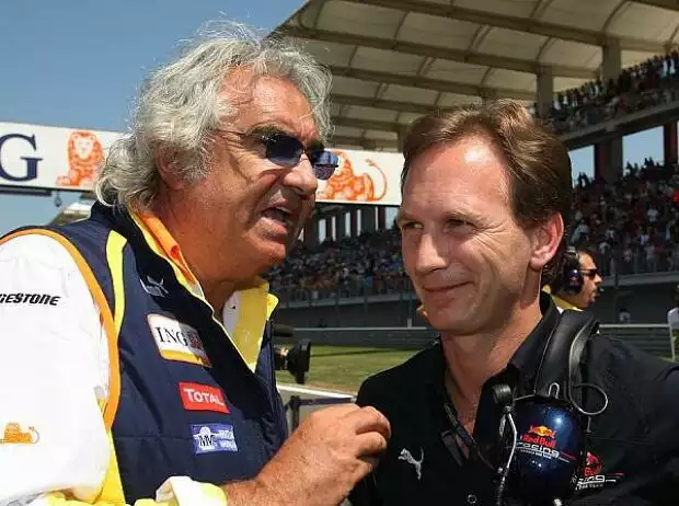 Christian Horner, Flavio Briatore Titel-Bild zur News: Christian Horner, Flavio Briatore