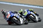 Jorge Lorenzo und Valentino Rossi (beide Yamaha)