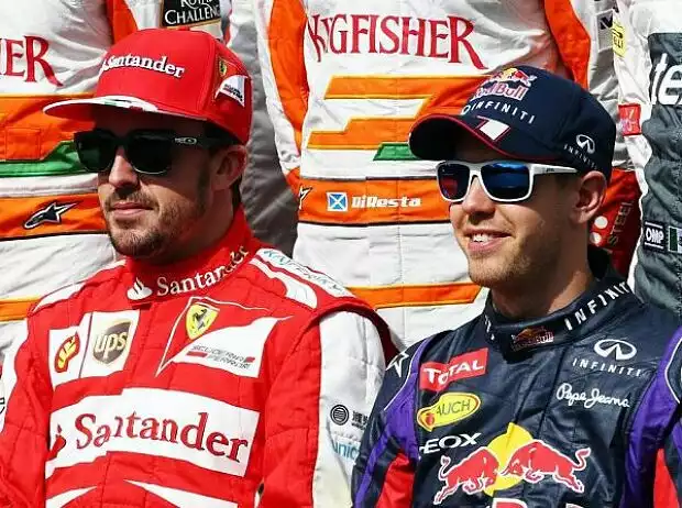 Fernando Alonso, Sebastian Vettel Titel-Bild zur News: Fernando Alonso, Sebastian Vettel