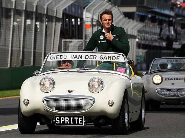 Giedo van der Garde, Fahrerparade