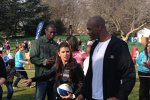 Danica Patrick und NFL-Star Adrian Peterson