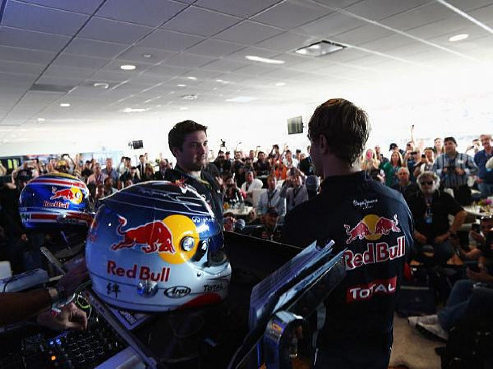 Sebastian Vettel paddock-club