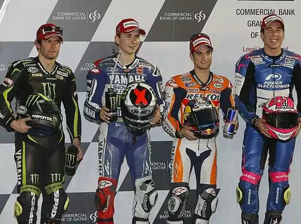 Titel-Bild zur News: Daniel Pedrosa, Jorge Lorenzo, Aleix Espargaro, Cal Crutchlow