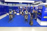 Die Box von Valentino Rossi