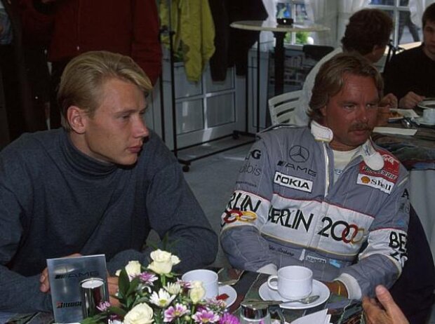 Mika Häkkinen, Keke Rosberg