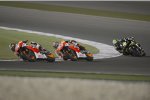 Daniel Pedrosa vor Marc Marquez und Cal Crutchlow 