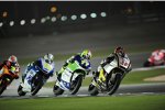 Mika Kallio vor Dominique Aegerter und Julian Simon 