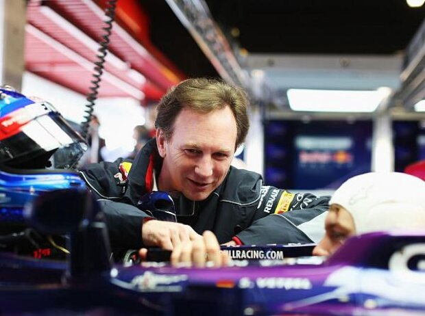 Christian Horner, Sebastian Vettel Christian Horner, Sebastian Vettel