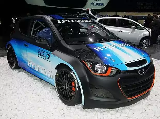 Hyundai i20 WRC Titel-Bild zur News: Hyundai i20 WRC