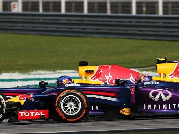 Titel-Bild zur News: Sebastian Vettel, Mark Webber