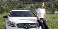 Michael Schumacher mit der Mercedes-A-Klasse