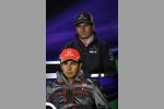 Sergio Perez (McLaren) und Nico Hülkenberg (Sauber) 