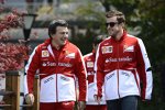 Fabrizio Borra und Fernando Alonso (Ferrari)