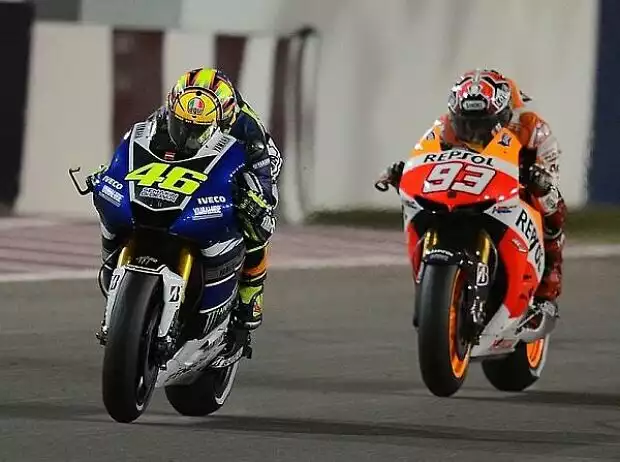 Valentino Rossi, Marc Marquez Titel-Bild zur News: Valentino Rossi, Marc Marquez