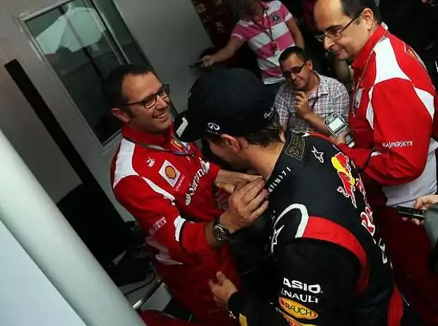 Sebastian Vettel, Stefano Domenicali Titel-Bild zur News: Sebastian Vettel, Stefano Domenicali