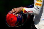 Helm von Sebastian Vettel (Red Bull) 