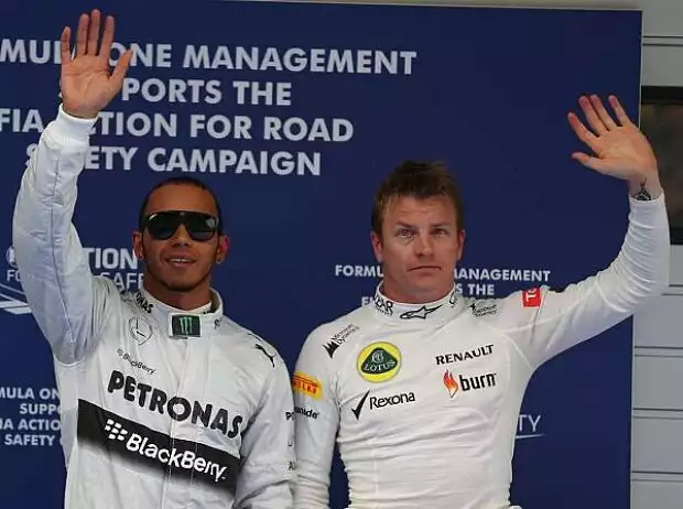 Lewis Hamilton, Kimi Räikkönen Titel-Bild zur News: Lewis Hamilton, Kimi Räikkönen