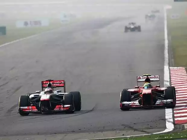 Jenson Button, Felipe Massa Titel-Bild zur News: Jenson Button, Felipe Massa