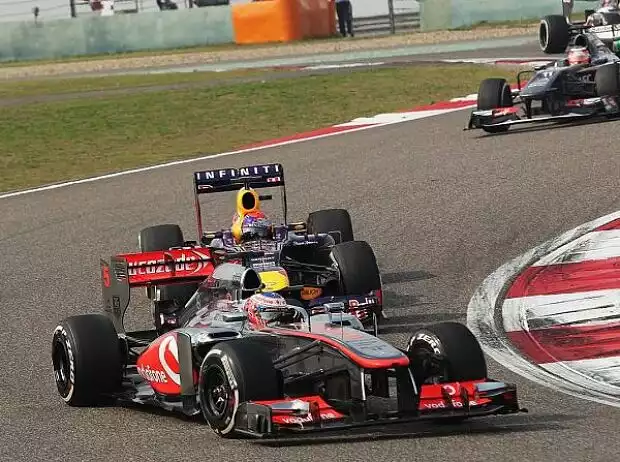 Jenson Button, Sebastian Vettel Titel-Bild zur News: Jenson Button, Sebastian Vettel