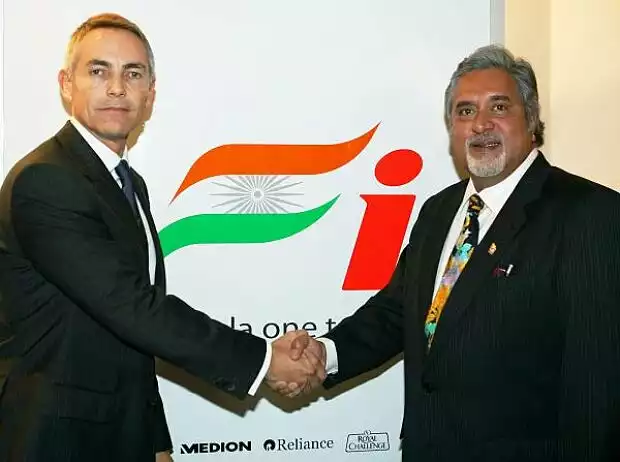 Martin Whitmarsh und Vijay Mallya Titel-Bild zur News: Martin Whitmarsh und Vijay Mallya