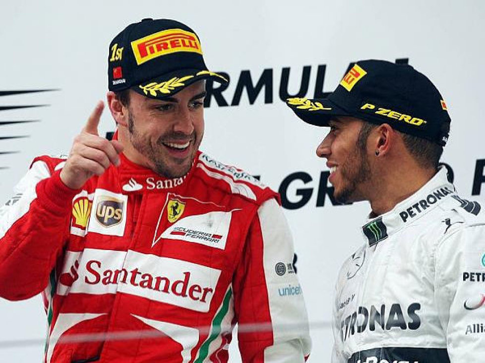 Fernando Alonso, Lewis Hamilton