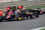 Jean-Eric Vergne (Toro Rosso) und Romain Grosjean (Lotus) 