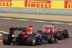 Felipe Massa (Ferrari) und Sebastian Vettel (Red Bull) 