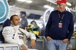 Lewis Hamilton und Niki Lauda (Mercedes)