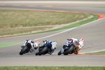 Davide Giugliano vor Marco Melandri und Jonathan Rea 