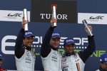 Bruno Senna, Stefan Mücke und Darren Turner (Aston Martin) 