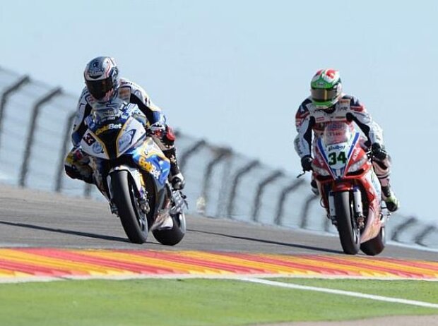 Marco Melandri, Davide Giugliano Marco Melandri, Davide Giugliano