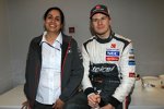 Monisha Kaltenborn und Nico Hülkenberg (Sauber) 