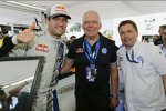 Sebastien Ogier, Ulrich Hackenberg und Jost Capito