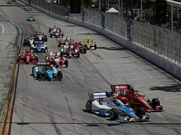 Josef Newgarden, Dario Franchitti Titel-Bild zur News: Josef Newgarden, Dario Franchitti