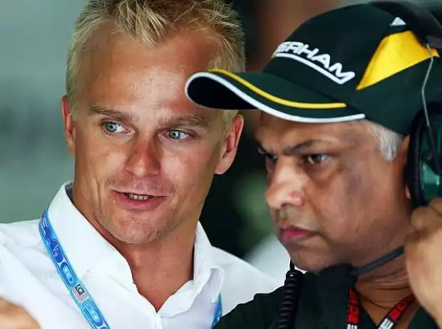 Heikki Kovalainen, Tony Fernandes Titel-Bild zur News: Heikki Kovalainen, Tony Fernandes