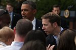 US-Präsident Barack Obama und Brad Keselowski (Penske) 