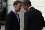 US-Präsident Barack Obama und Brad Keselowski (Penske) 