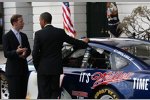 US-Präsident Barack Obama und Brad Keselowski (Penske) 
