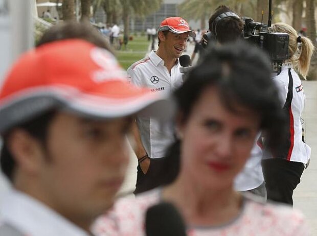 Jenson Button, Sergio Perez Jenson Button, Sergio Perez