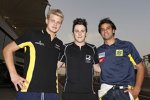 Fabio Leimer, Marcus Ericsson und Felipe Nasr