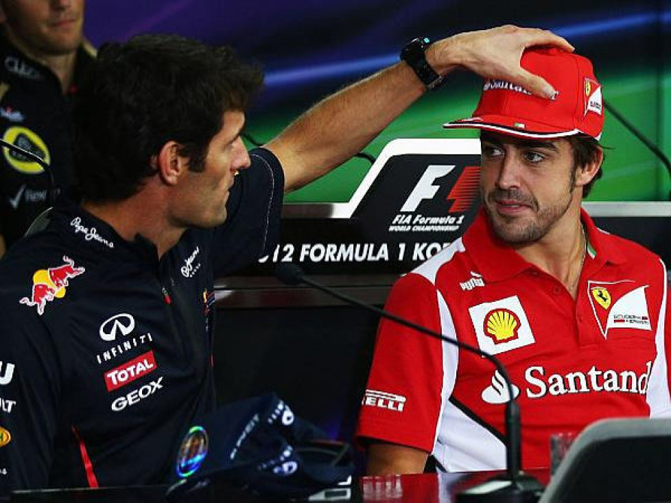 Mark Webber, Fernando Alonso