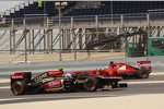 Fernando Alonso (Ferrari) und Romain Grosjean (Lotus) 