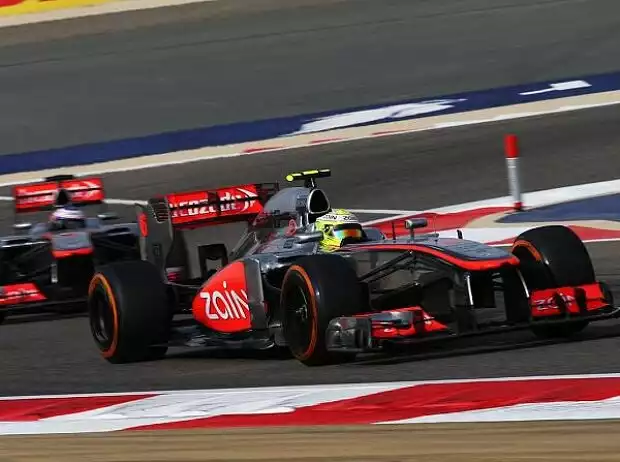 Sergio Perez, Jenson Button Titel-Bild zur News: Sergio Perez, Jenson Button