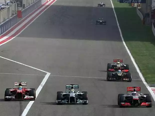 Felipe Massa, Nico Rosberg, Jenson Button Titel-Bild zur News: Felipe Massa, Nico Rosberg, Jenson Button